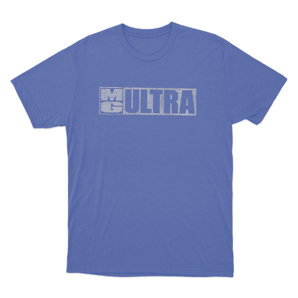 MG Ultra Unisex T Shirt Blue MG Ultra Unisex T Shirt Blue
