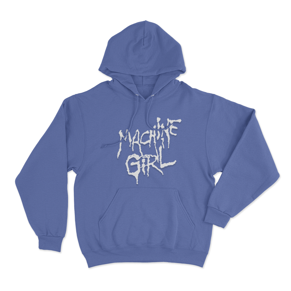 Machine Girl Logo Unisex Hoodie Blue Machine Girl Logo Unisex Hoodie Blue