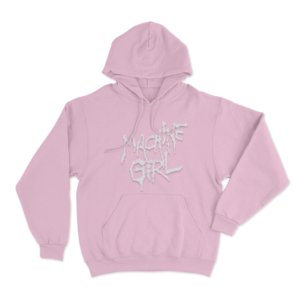 Machine Girl Logo Unisex Hoodie Pink Machine Girl Logo Unisex Hoodie Pink