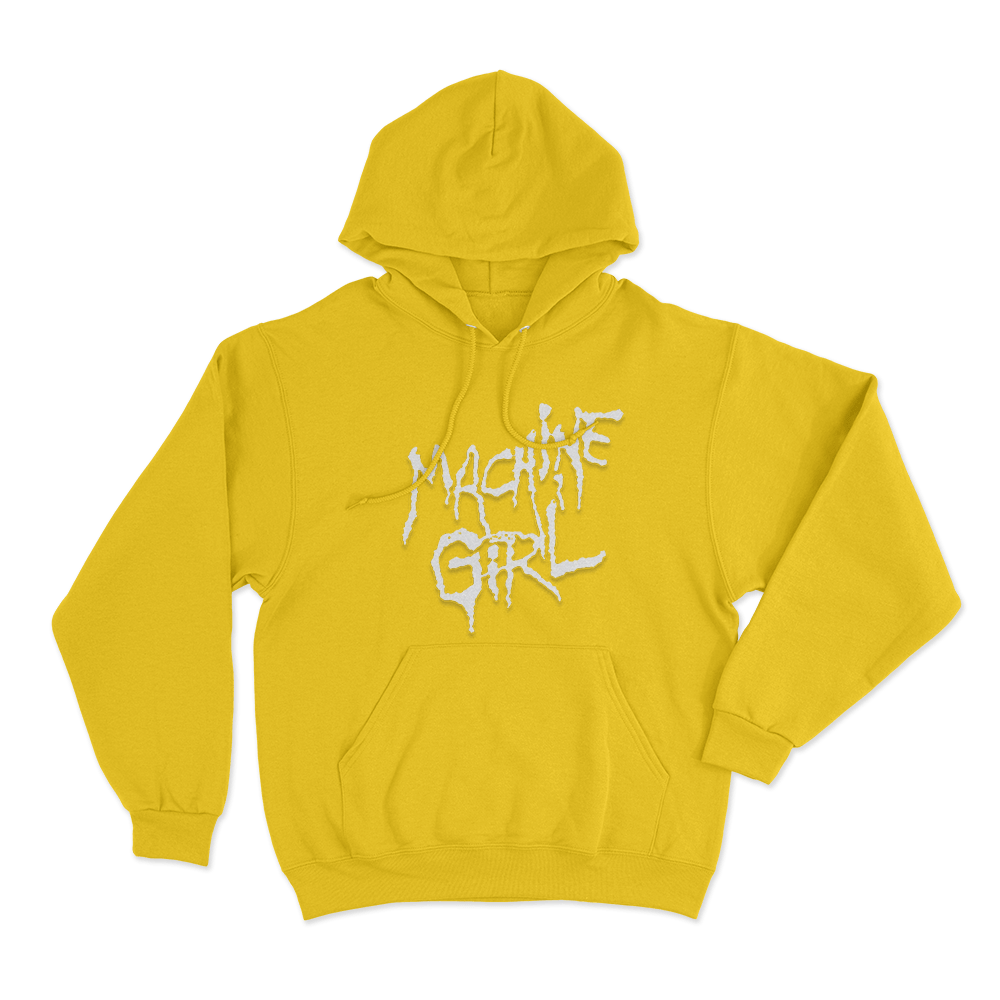 Machine Girl Logo Unisex Hoodie Yellow Machine Girl Logo Unisex Hoodie Yellow
