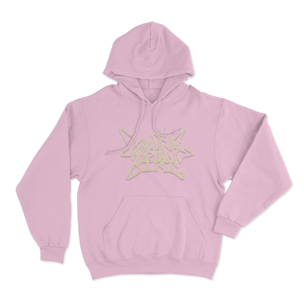 Machine Girl Super Freq Logo Unisex Hoodie Pink Machine Girl Super Freq Logo Unisex Hoodie Pink