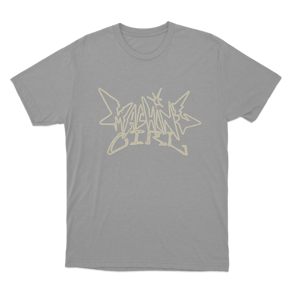 Machine Girl Super Freq Logo Unisex T Shirt Grey Machine Girl Super Freq Logo Unisex T Shirt Grey