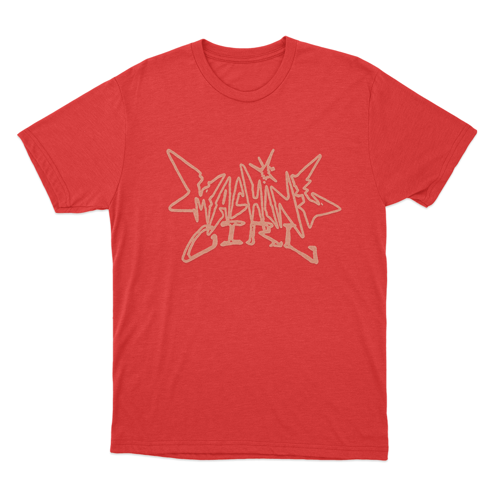 Machine Girl Super Freq Logo Unisex T Shirt Red Machine Girl Super Freq Logo Unisex T Shirt Red