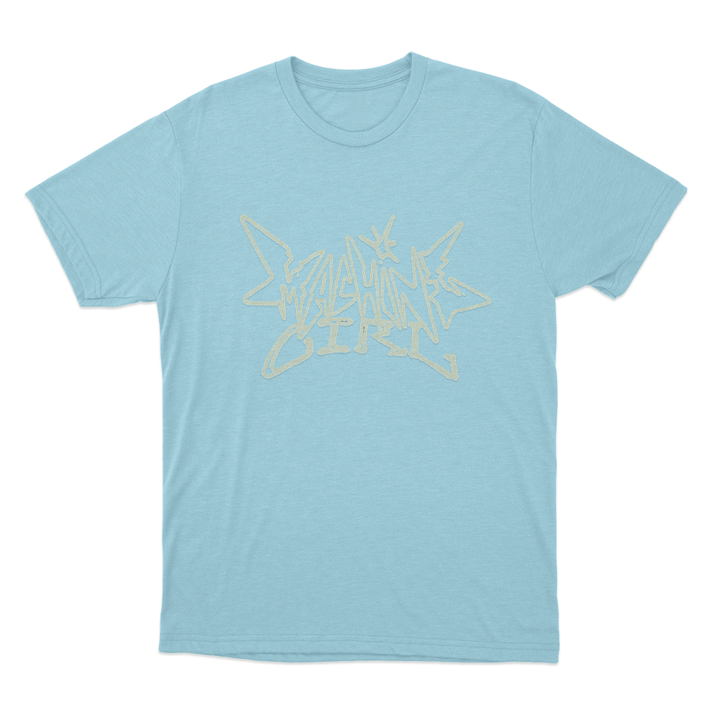 Machine Girl Super Freq Logo Unisex T Shirt Sky Blue Machine Girl Super Freq Logo Unisex T Shirt Sky Blue