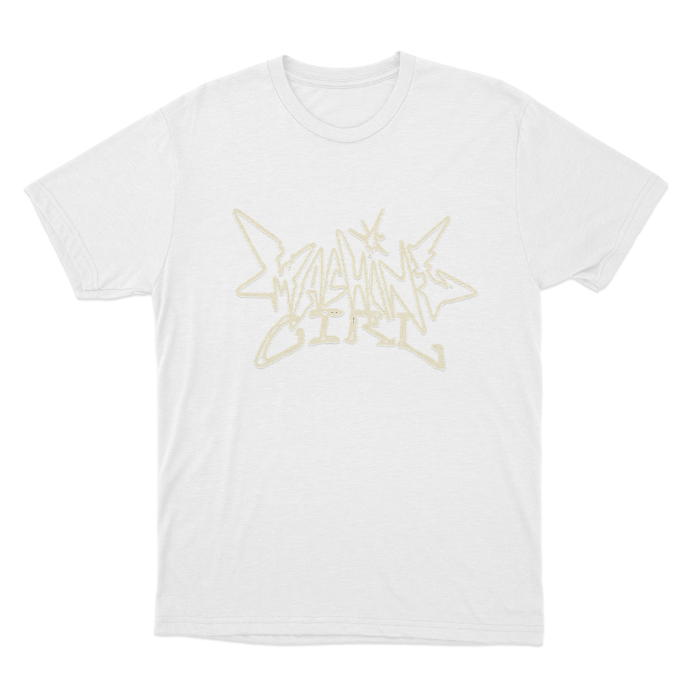 Machine Girl Super Freq Logo Unisex T Shirt White Machine Girl Super Freq Logo Unisex T Shirt White
