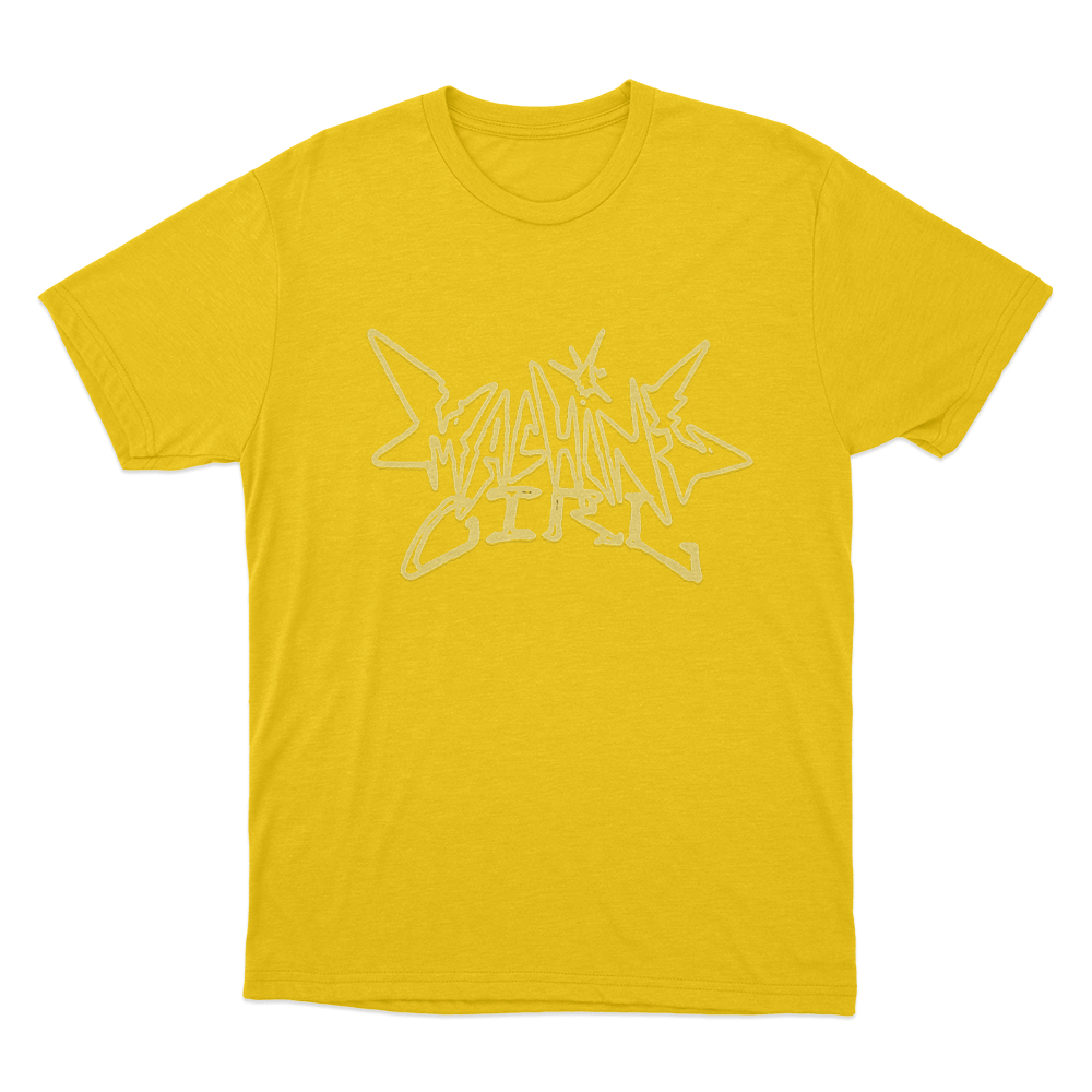 Machine Girl Super Freq Logo Unisex T Shirt Yellow Machine Girl Super Freq Logo Unisex T Shirt Yellow