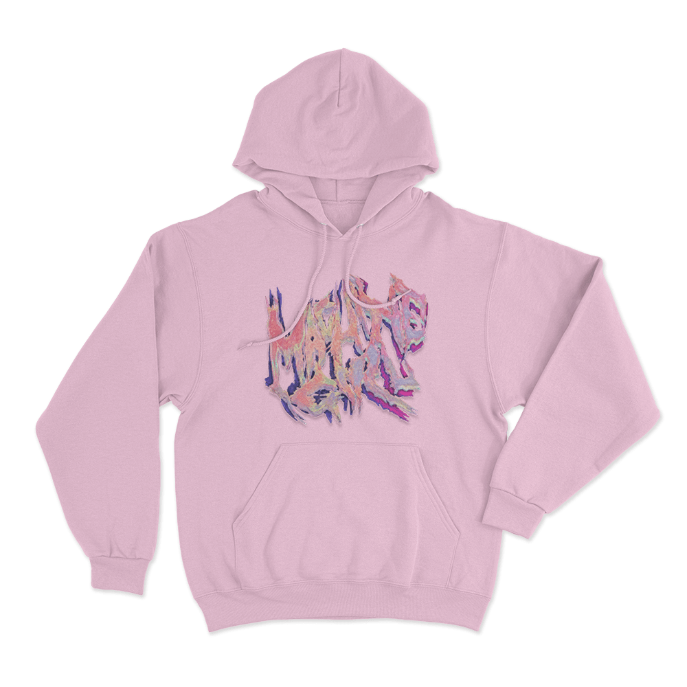 Pastel Machine Girl Logo Unisex Hoodie Pink Pastel Machine Girl Logo Unisex Hoodie Pink