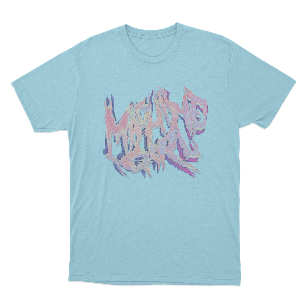 Pastel Machine Girl Logo Unisex T Shirt Sky Blue Pastel Machine Girl Logo Unisex T Shirt Sky Blue 1