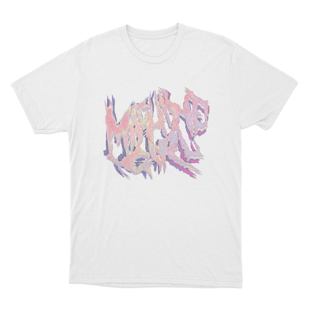 Pastel Machine Girl Logo Unisex T Shirt White Pastel Machine Girl Logo Unisex T Shirt White 1