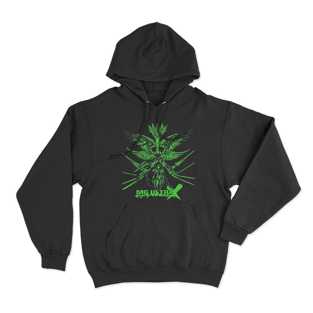 PsychoWarrior MG Ultra Unisex Hoodie Black PsychoWarrior MG Ultra Unisex Hoodie Black