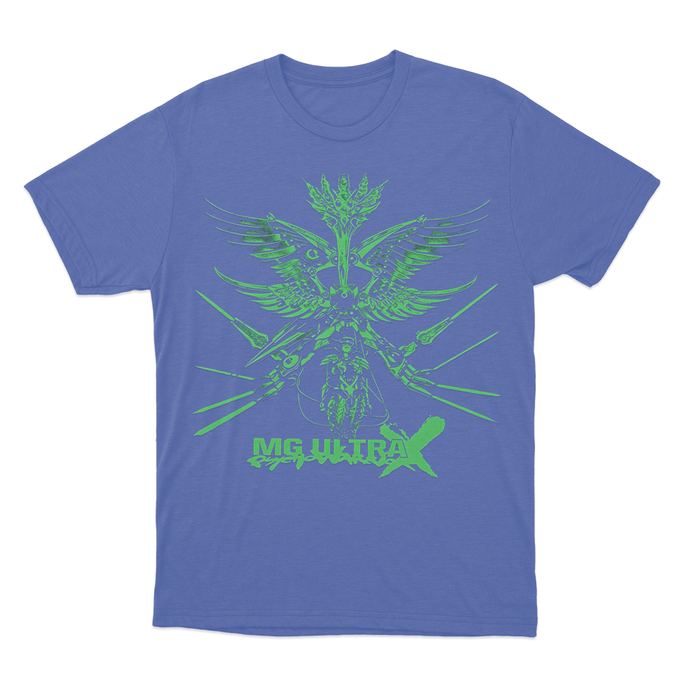 PsychoWarrior MG Ultra Unisex T Shirt Blue PsychoWarrior MG Ultra Unisex T Shirt Blue